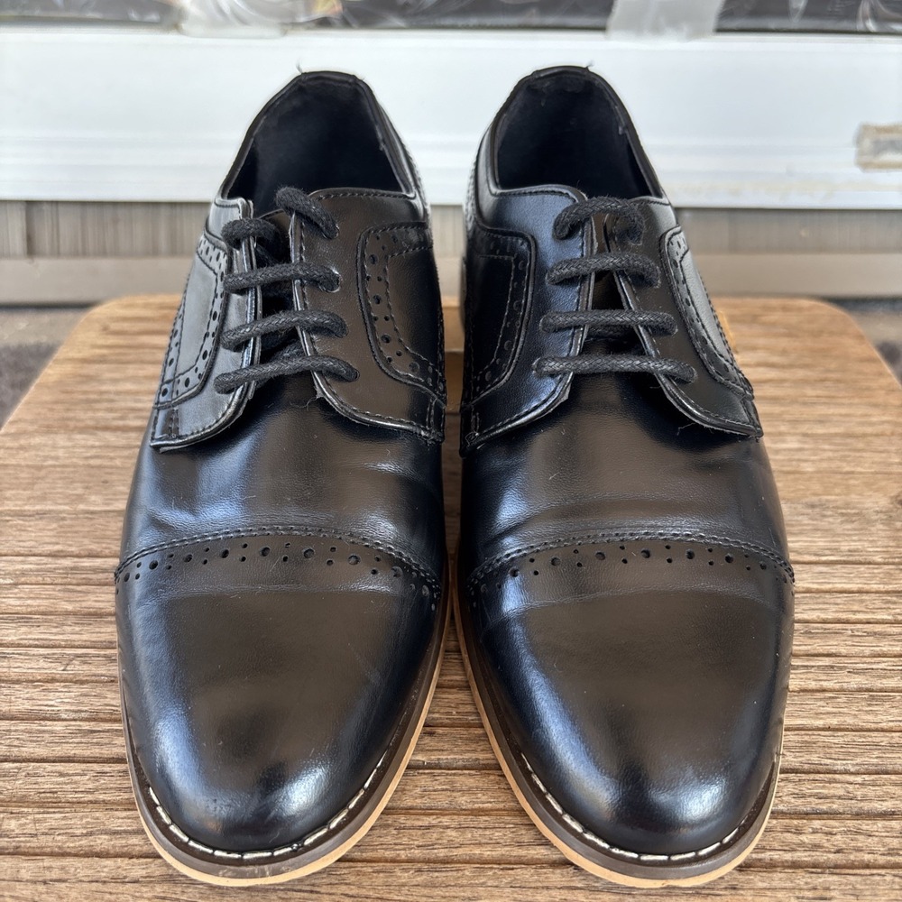 Stacy Adams Dickinson Boys' -Youth Oxford Black 13 M lace up